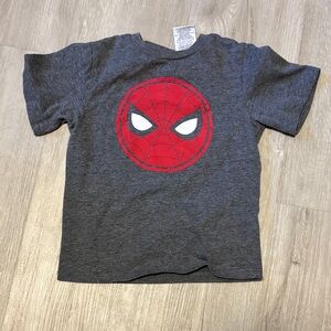 Marvel Gray and Red Spider-Man Kids Tee